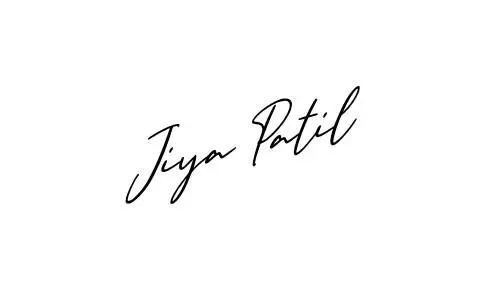 Jiya Patil name signature